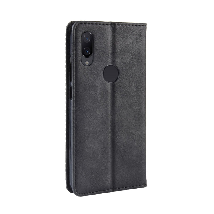 Magnetic Buckle Retro Crazy Horse Texture Horizontal Flip Leather Case for Xiaomi Redmi 7, with Holder & Card Slots & Photo Frame, For Redmi 7, For  Redmi 7