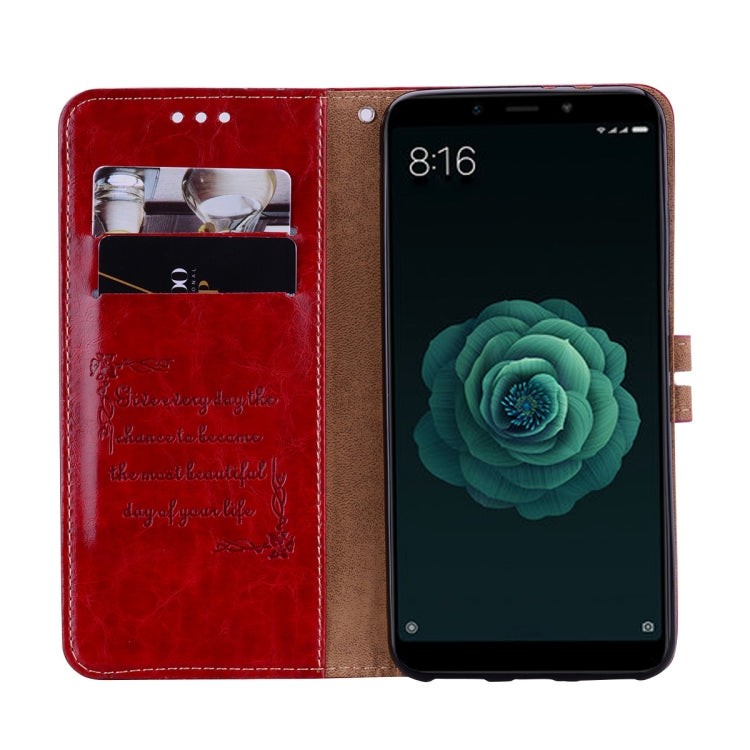 Business Style Oil Wax Texture Horizontal Flip Leather Case for Xiaomi Mi 6X / A2, with Holder & Card Slots & Wallet, For Xiaomi Mi 6X, For Xiaomi Mi 6X / A2
