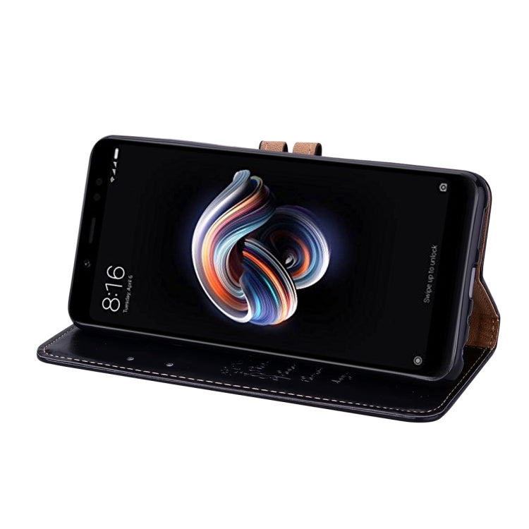 Business Style Oil Wax Texture Horizontal Flip Leather Case for Xiaomi Redmi Note 5 Pro, with Holder & Card Slots & Wallet, For Xiaomi Note 5 Pro