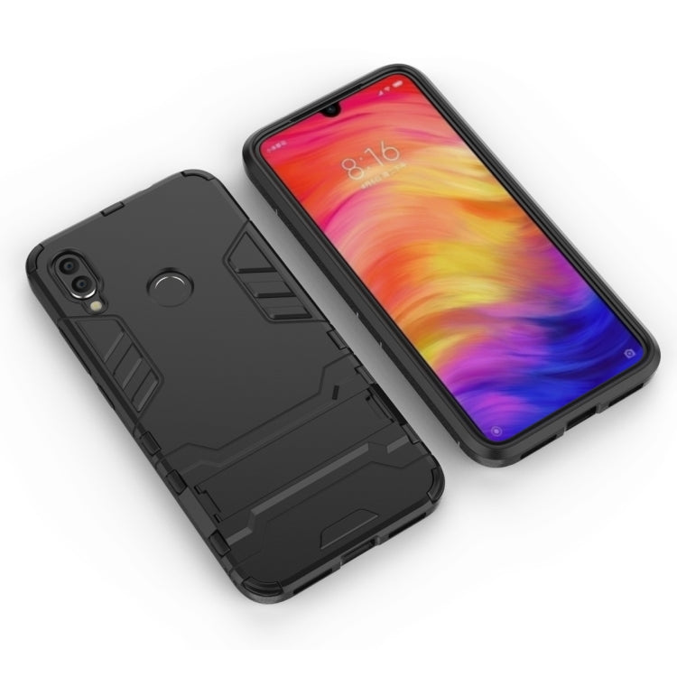 Coque antichoc en PC et TPU pour XiaoMi RedMi Note 7, avec support