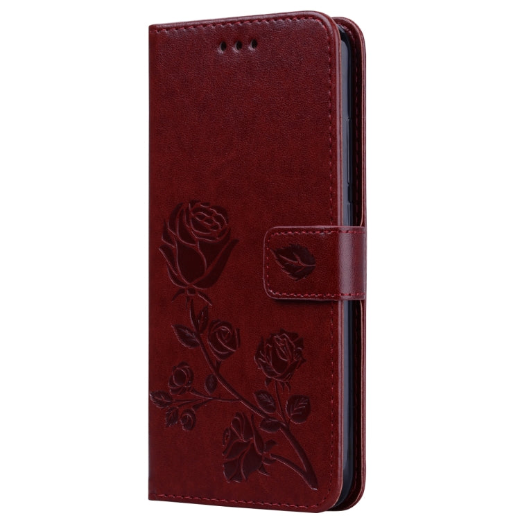 Rose Embossed Horizontal Flip PU Leather Case for Xiaomi Redmi Note 7, with Holder & Card Slots & Wallet, For Xiaomi Redmi Note 7