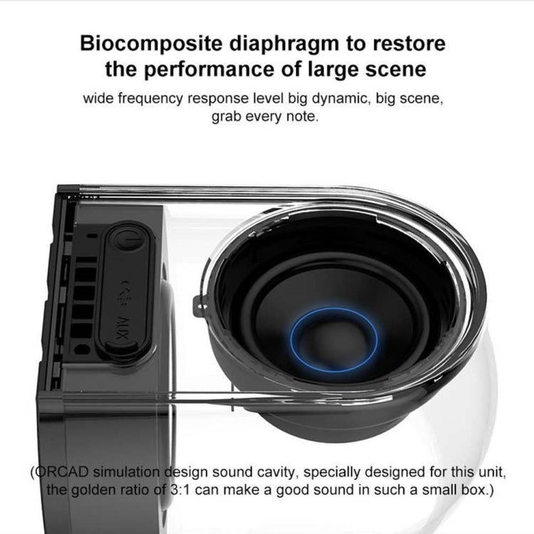 Véritable enceinte Bluetooth 3D magnétique sans fil avec son surround HiFi et son surround transparent