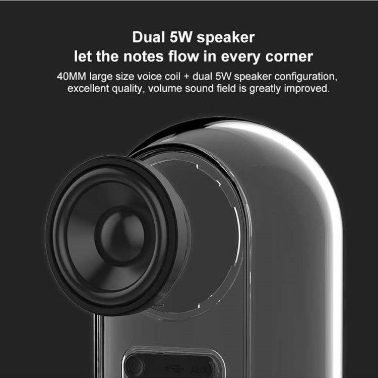 Véritable enceinte Bluetooth 3D magnétique sans fil avec son surround HiFi et son surround transparent