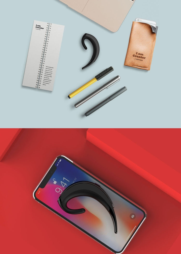 Ear-hanging Business Style Wireless Bluetooth Earphone Headset