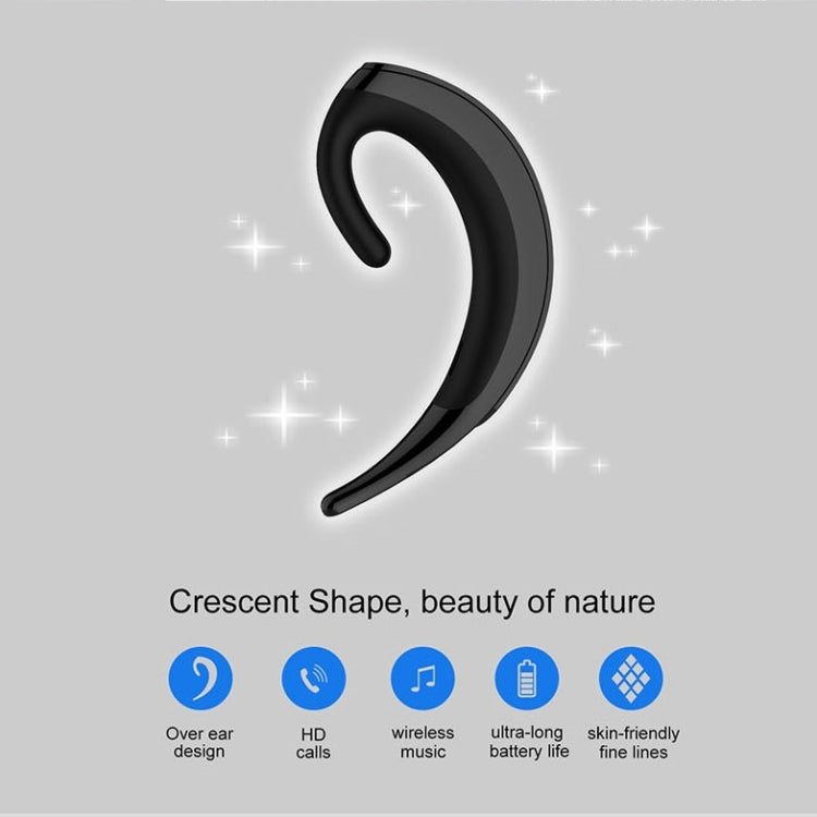 Écouteurs Bluetooth sans fil de style professionnel suspendus aux oreilles