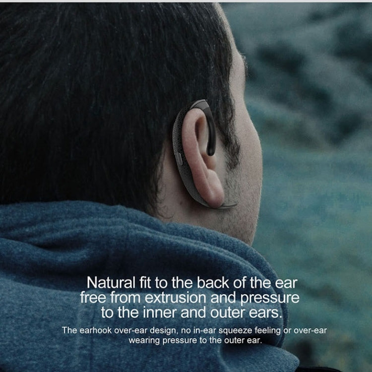 Écouteurs Bluetooth sans fil de style professionnel suspendus aux oreilles