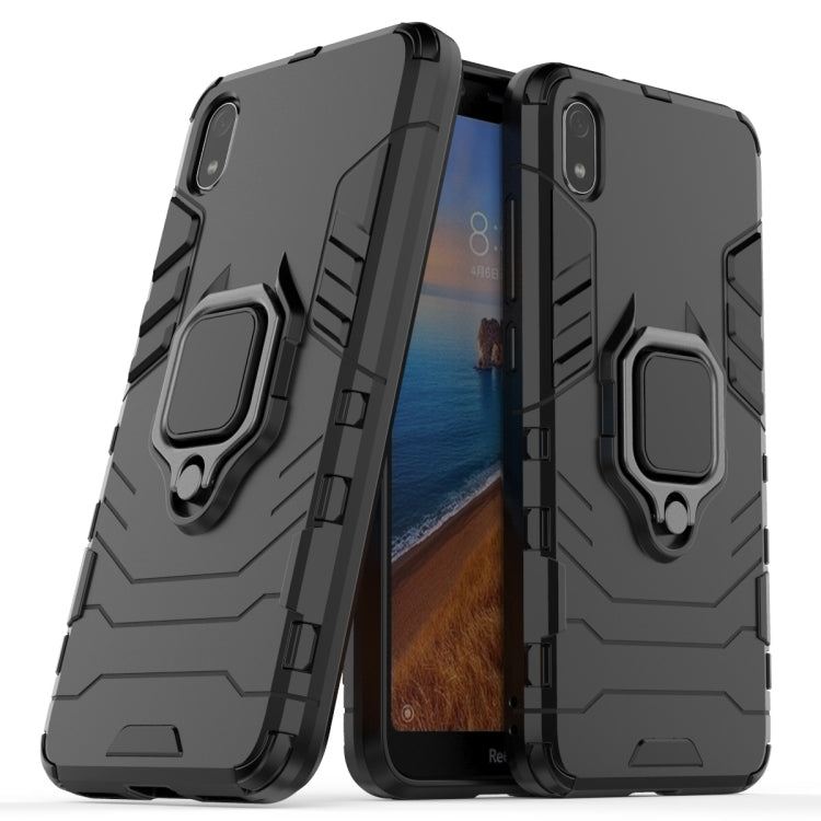 PC +TPU Shockproof Protective Case for Xiaomi Redmi 7A, with Magnetic Ring Holder, For Xiaomi Redmi 7A