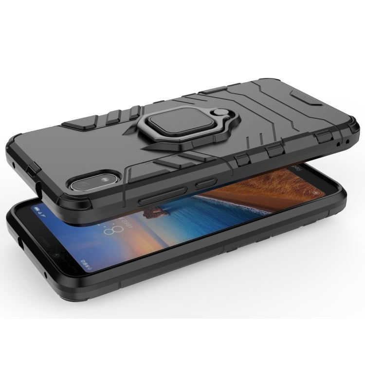 PC +TPU Shockproof Protective Case for Xiaomi Redmi 7A, with Magnetic Ring Holder, For Xiaomi Redmi 7A