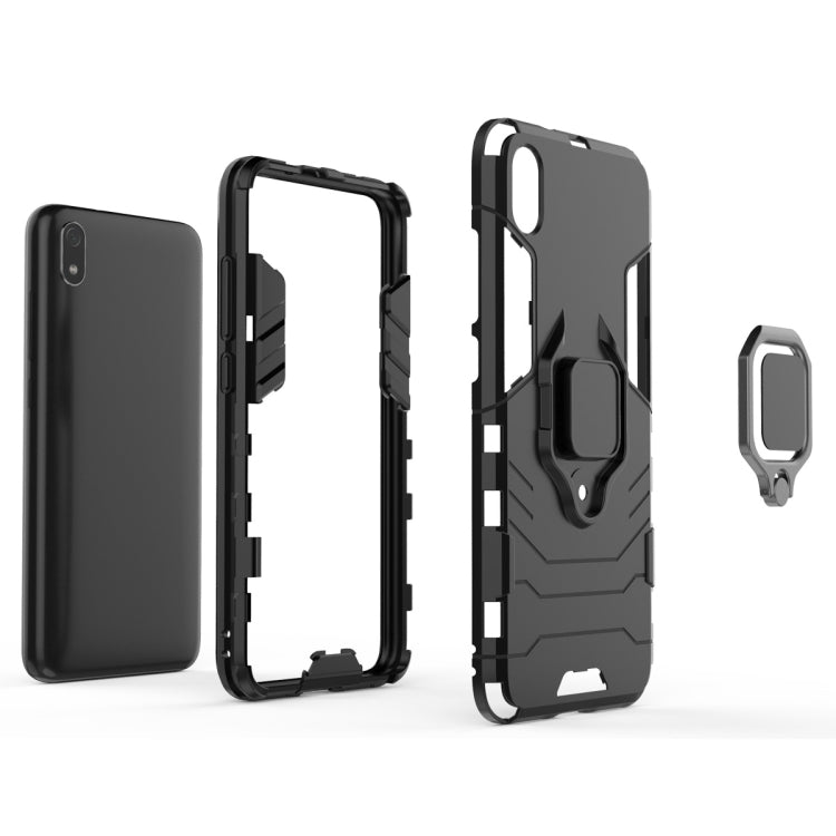 PC +TPU Shockproof Protective Case for Xiaomi Redmi 7A, with Magnetic Ring Holder, For Xiaomi Redmi 7A