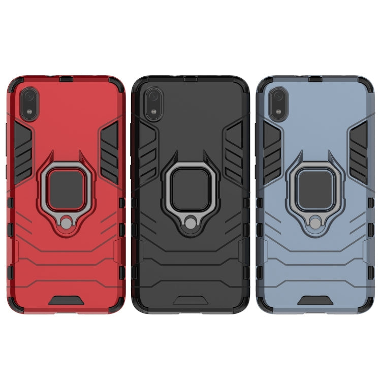 PC +TPU Shockproof Protective Case for Xiaomi Redmi 7A, with Magnetic Ring Holder, For Xiaomi Redmi 7A