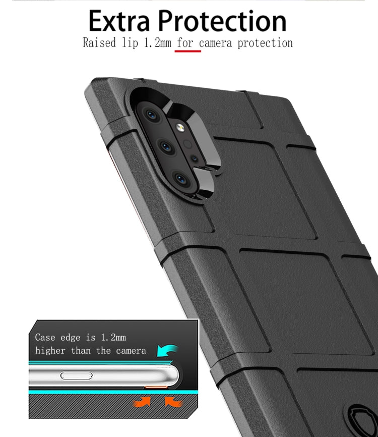 Shockproof Protector Cover Full Coverage Silicone Case for Galaxy Note 10 Pro / Note 10+, For Galaxy Note 10 Pro