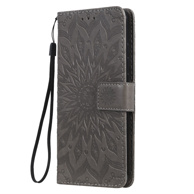 Pressed Printing Sunflower Pattern Horizontal Flip PU Leather Case for Xiaomi Mi 9T & Mi 9T Pro & Redmi K20 & K20 Pro, with Holder & Card Slots & Wallet & Lanyard, For Xiaomi Mi 9T