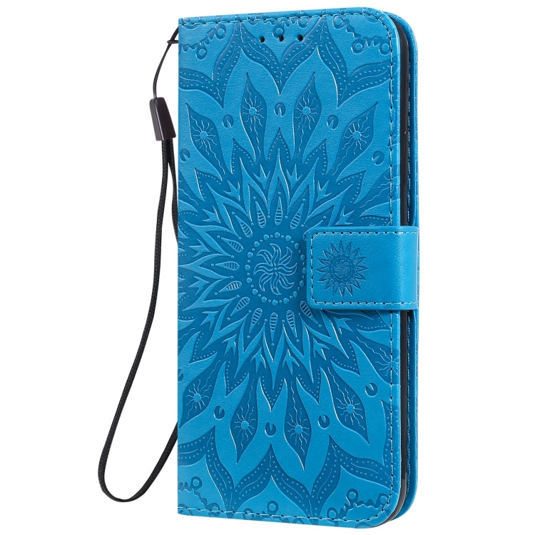 For iPhone 11 Pro Max Pressed Printing Sunflower Pattern Horizontal Flip PU Leather Case , with Holder & Card Slots & Wallet & & Lanyard, For iPhone 11 Pro Max