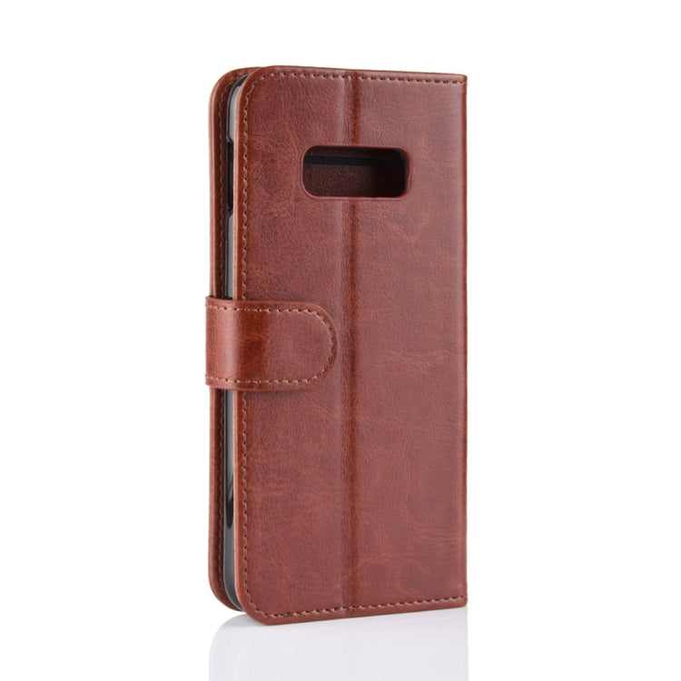 R64 Texture Horizontal Flip Leather Case For Galaxy S10e , For Galaxy S10e